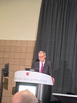 Denis Claude Roy lors du congrès annuel de l’American Society of Hematology (ASH), qui s’est tenu en Louisiane à La Nouvelle-Orléans du 10 au 13 décembre 2022